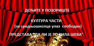 Večeras pozorišna predstava “Da li je to bila ševa”