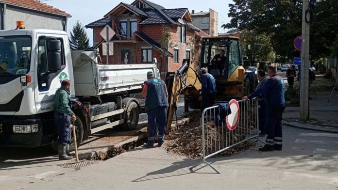 rekonstrukcja vodovoda u palih boraca